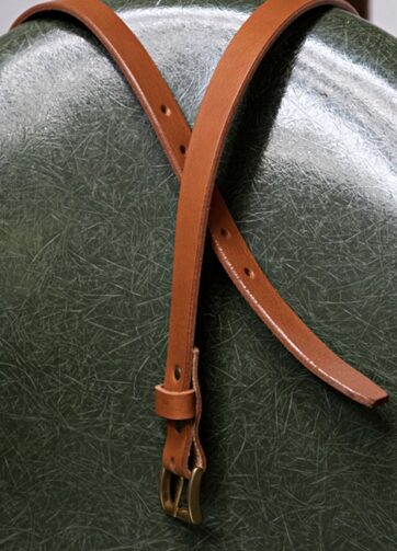 The Classic Peppino Peppino Belt Red & Rust