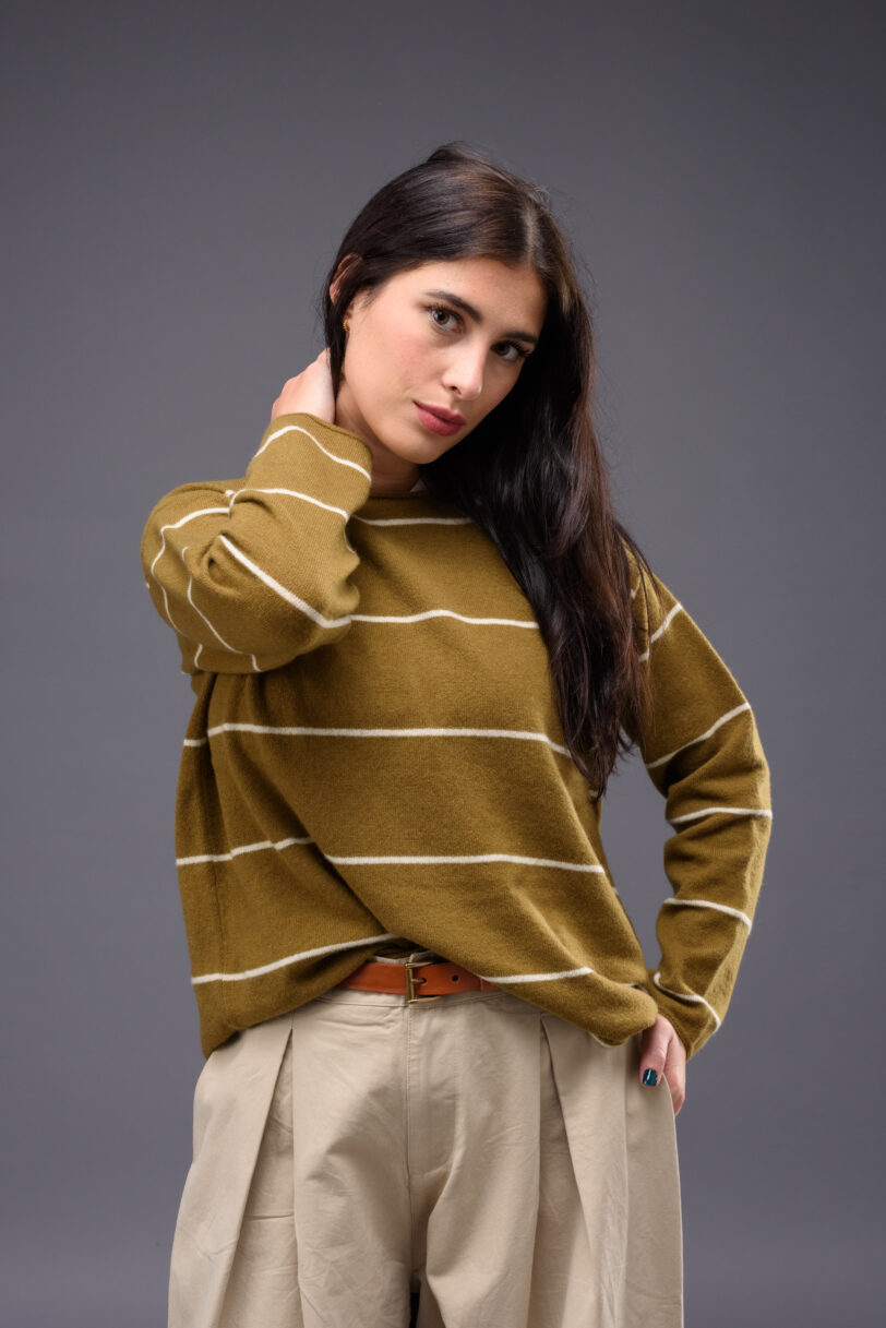 OVERSIZED ROUND NECK PULLOVER 3 referenze col. avocado - grey - navy