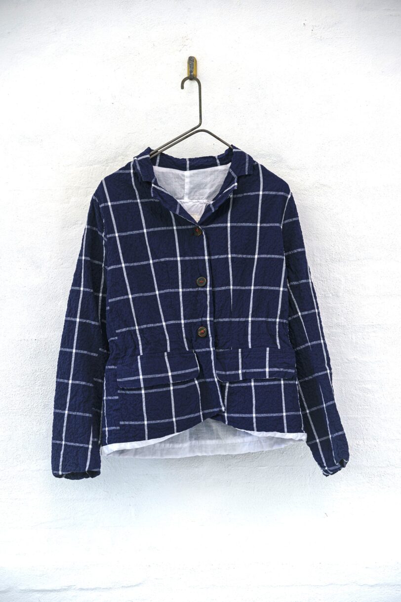 Brand: Hannoh Wessel - Modello: Jacket Jesse Blu Bianco - immagine 3