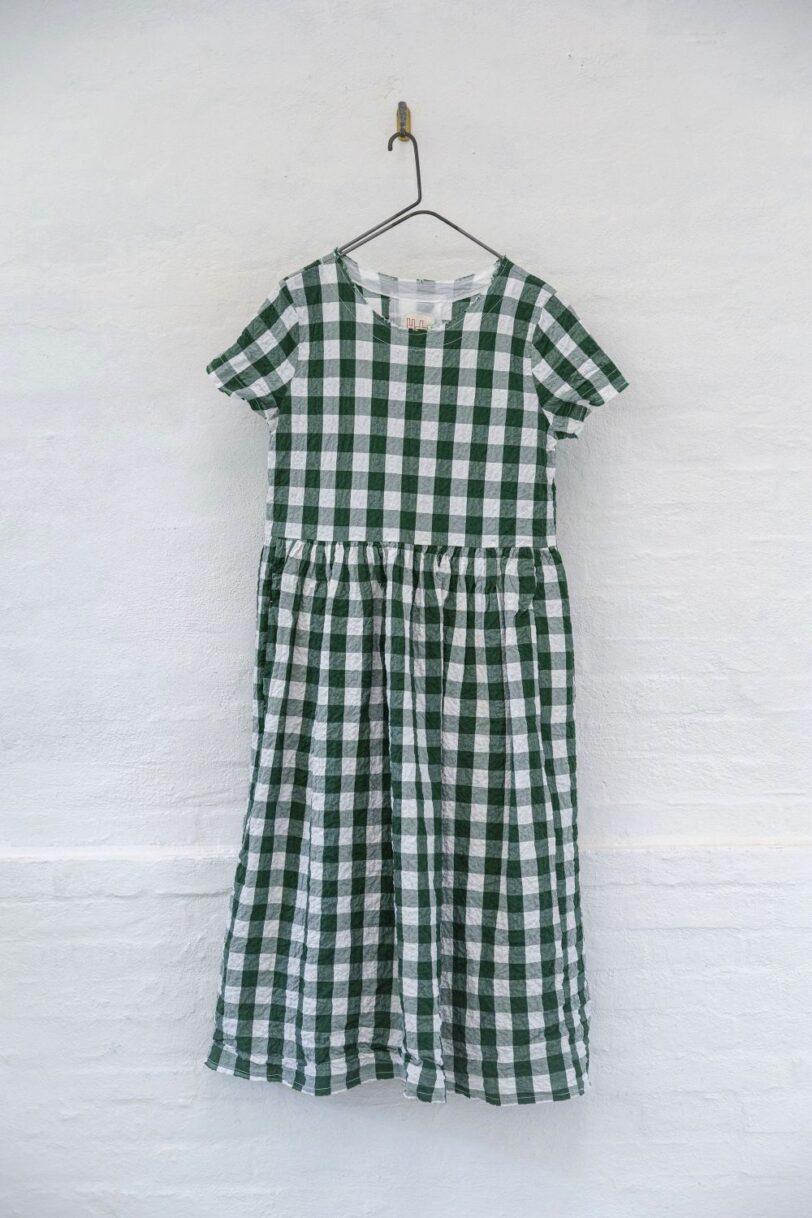 Brand: Hannoh Wessel - Modello: Dress Demi Verde Bianco