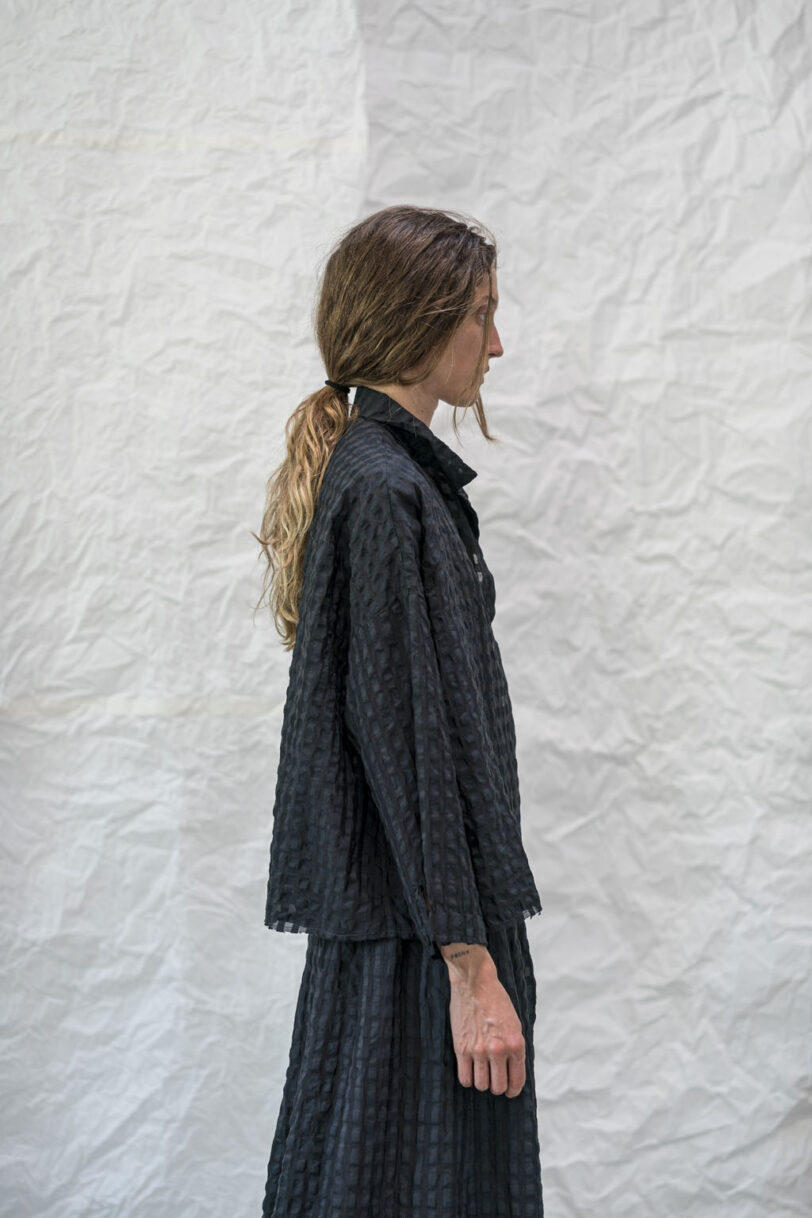 Brand: AeQuamente - Modello: SHIRT Blu-Nero - immagine 5