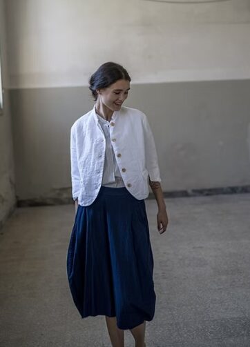 Brand: Hannoh Wessel - Modello: Skirt Jordaine Blu