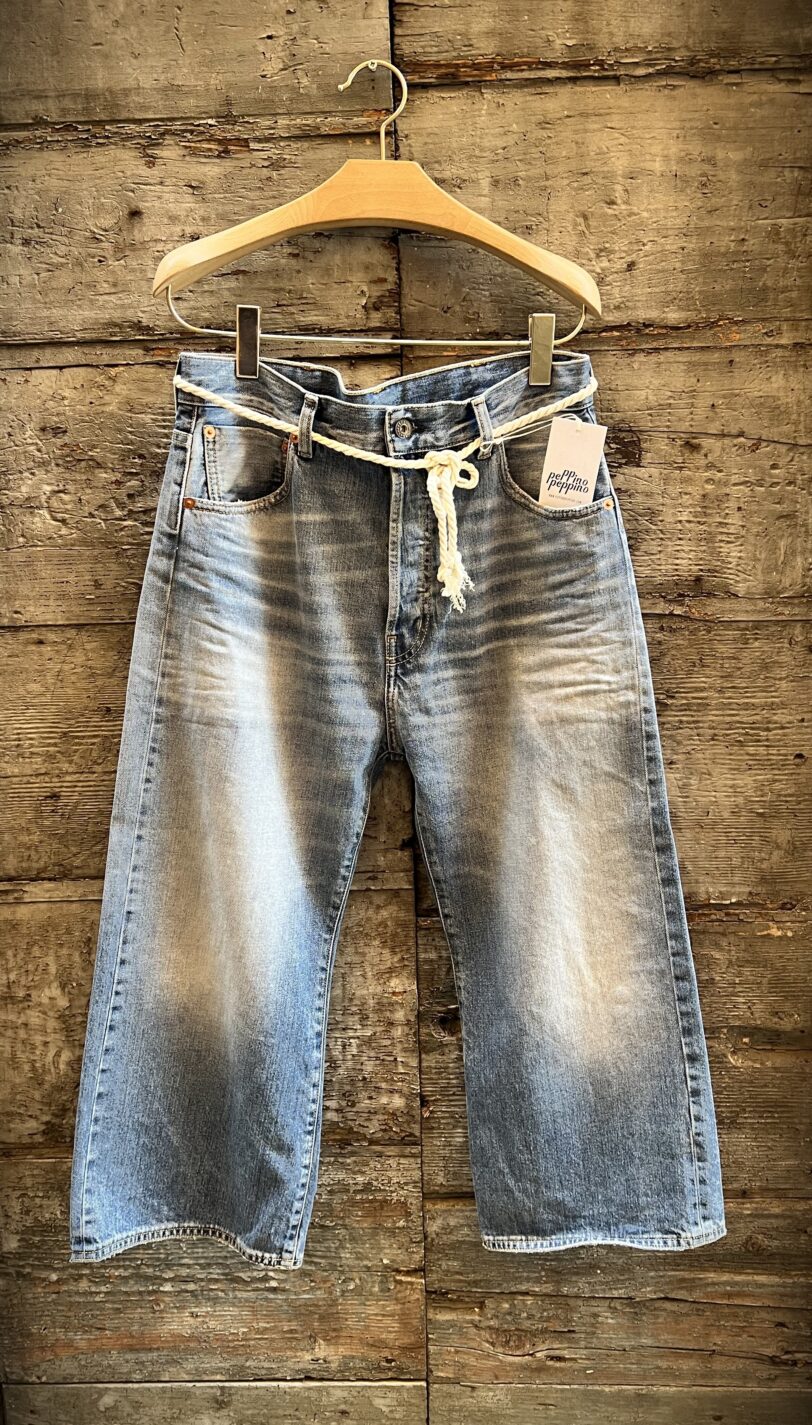 Brand: PeppinoPeppino - Modello: Type 96 – Culotte in denim con cimosa - immagine 9