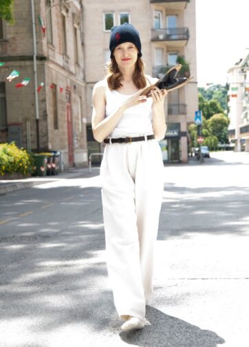 Brand: PeppinoPeppino - Modello: Type 128 Pantaloni da pesca oversize Ecru (taglia unica)