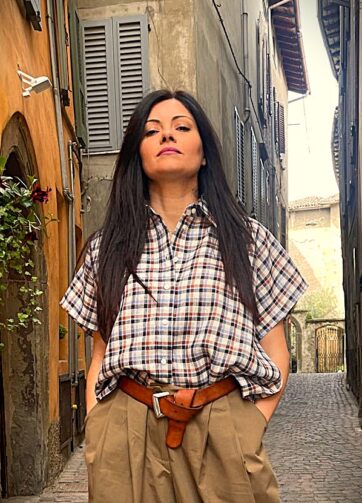 Brand: Ravasio Valentina RVS Modello: Camicia Francesca Scozzese MBA