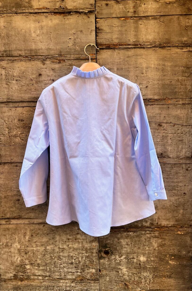 Brand: Ravasio Valentina RVS Modello: Camicia Rosa quadretti Bianchi Azzurri - immagine 3