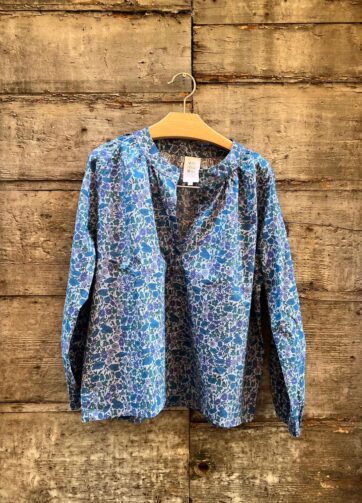 Brand: Ravasio Valentina RVS Modello: Camicia Costanza Liberty base Blu