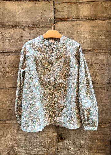 Brand: Ravasio Valentina RVS Modello: Camicia Costanza Liberty base Verde