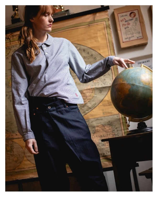 Brand: PeppinoPeppino - Modello: Type 129 The Cast Pant Indigo Herringbone - Codice Prodotto: pejt129tcpindigoherrinbone - immagine 3