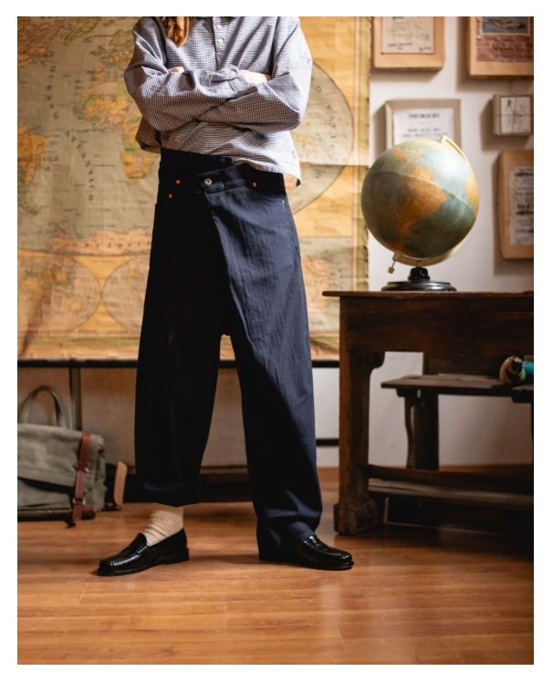 Brand: PeppinoPeppino - Modello: Type 129 The Cast Pant Indigo Herringbone - Codice Prodotto: pejt129tcpindigoherrinbone - immagine 5