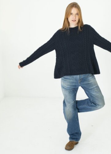Peppino Peppino Modello: Type 18 Straight The Selvedge Five Pocket Jean Worn in Mid Blue