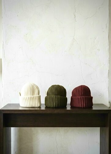 Cuffia in pura lana in 5 colori differenti