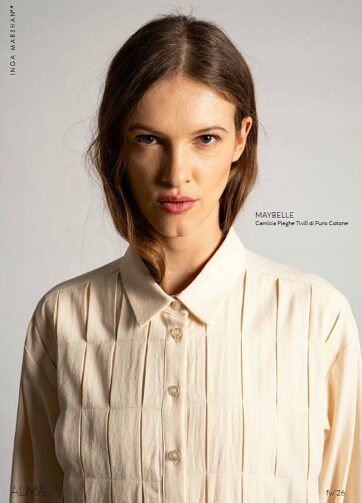 Inga Marshan Modello: Maybelle 05malto camicia pieghe