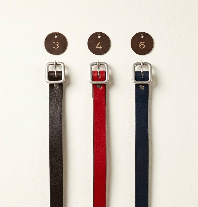 Peppino Peppino Modello: Vintage Belt-Jean Dessel DarkBrown-Red-Navy