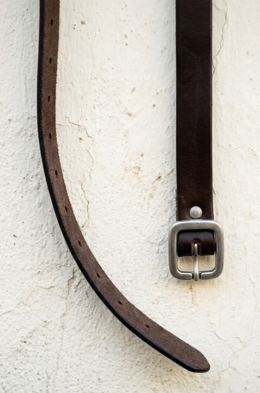 Peppino Peppino Modello: Vintage Belt-Jean Dessel DarkBrown-Red-Navy - immagine 3