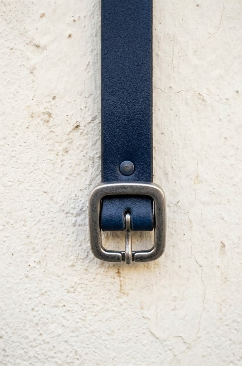 Peppino Peppino Modello: Vintage Belt-Jean Dessel DarkBrown-Red-Navy - immagine 4