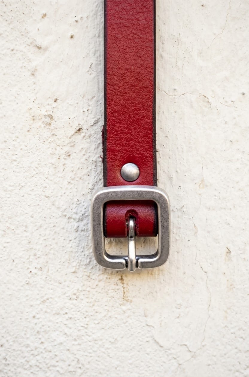 Peppino Peppino Modello: Vintage Belt-Jean Dessel DarkBrown-Red-Navy - immagine 5