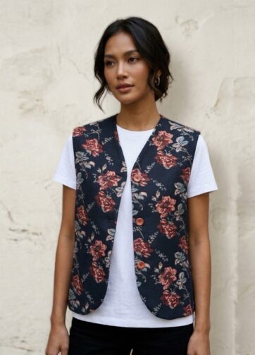 Inga Marshan Modello: Sloane unica gilet gobeline