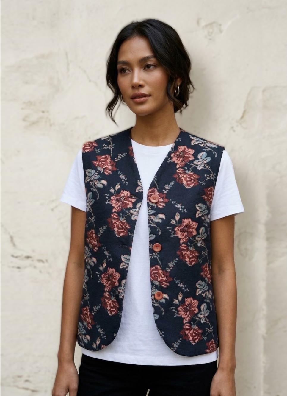 Inga Marshan Modello: Sloane unica gilet gobeline