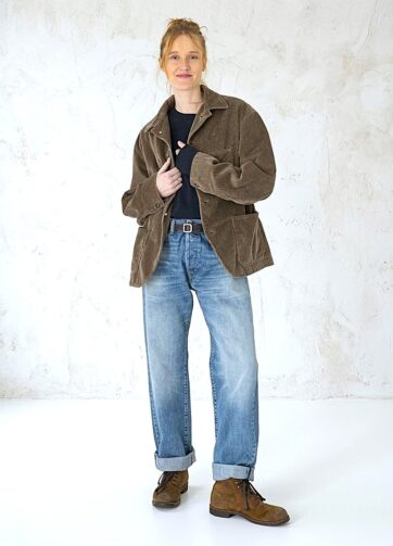 Peppino Peppino Modello: Type 18 Straight The Selvedge Five Pocket Jean Worn in Light Blue