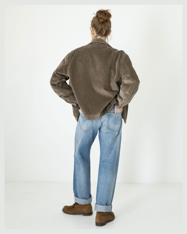 Peppino Peppino Modello: Type 18 Straight The Selvedge Five Pocket Jean Worn in Light Blue - immagine 3